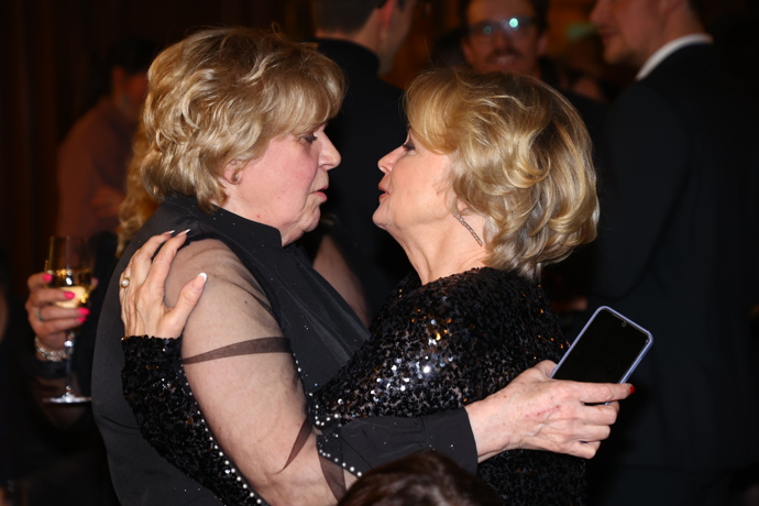 Jana Nagyová při vřelém vítání.