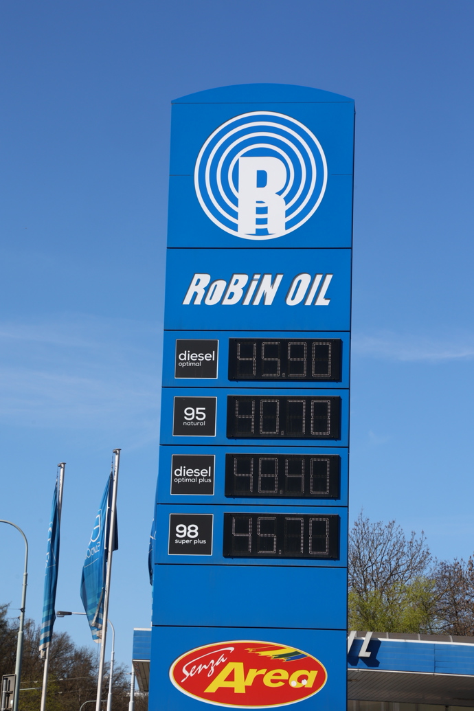 Stanice Robin Oil boduje u zákazníků solidní cenou.