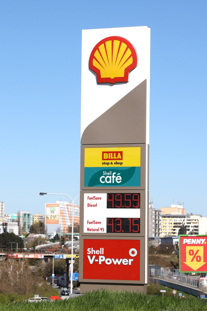 Nadnárodní síť Shell šla s cenou na úplné maximum.