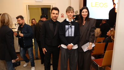 FOTO: Leoš Mareš se synem Matějem a manželkou Monikou Marešovou.