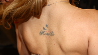 FOTO: Šárka Vaňková ukázala tetování.