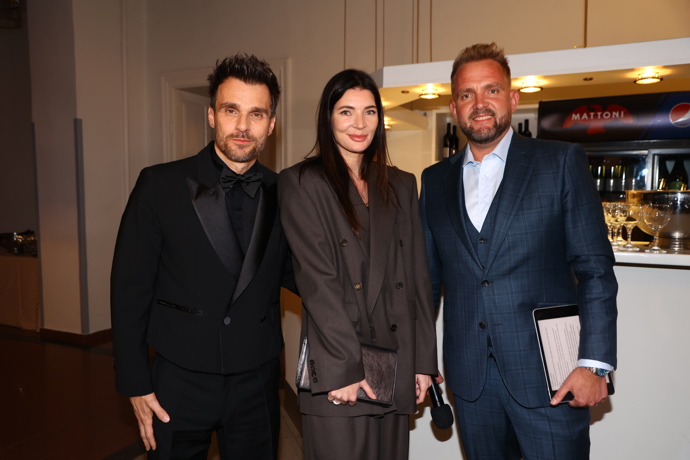 Nechyběl ani moderátor Libor Bouček, který Leošovu kariéru sleduje od začátku. 