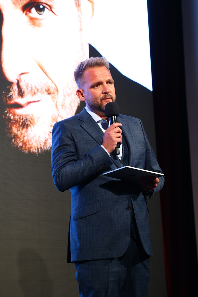 Libor Bouček na premiéře dokumentu Leoše Mareše.