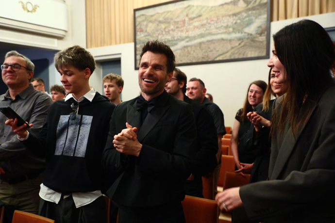 Leoš Mareš byl dojatý. 