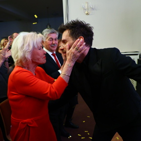 Leoš Mareš se svou maminkou.