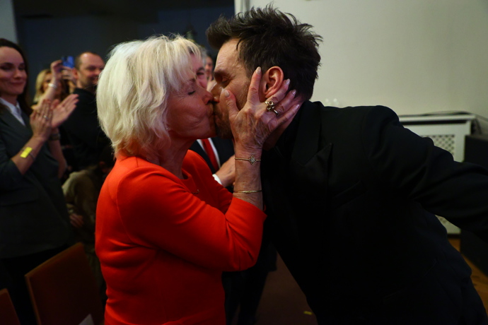 Leoš Mareš a maminka Lenka Marešová. 