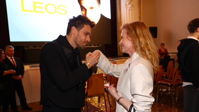 FOTO: Leoš Mareš s Aňou Geislerovou.