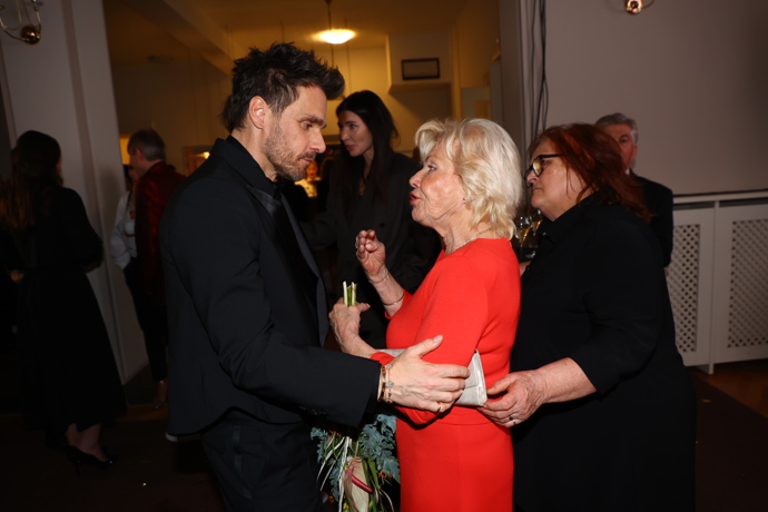 Leoš Mareš se svou maminkou. 