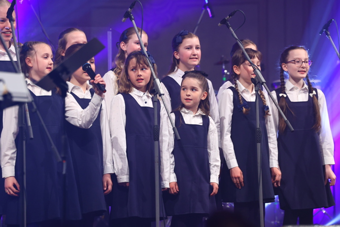 Sbor Coro Piccolo Praha.