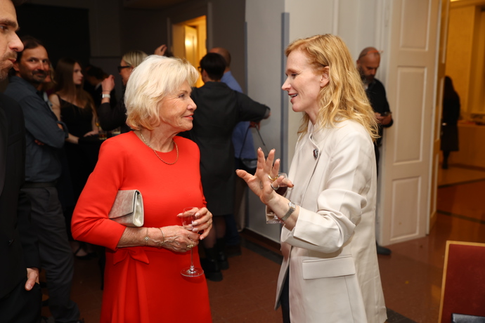 Herečka Aňa Geislerová patří k blízkým přátelům rodiny, s Lenkou si měly co říct.