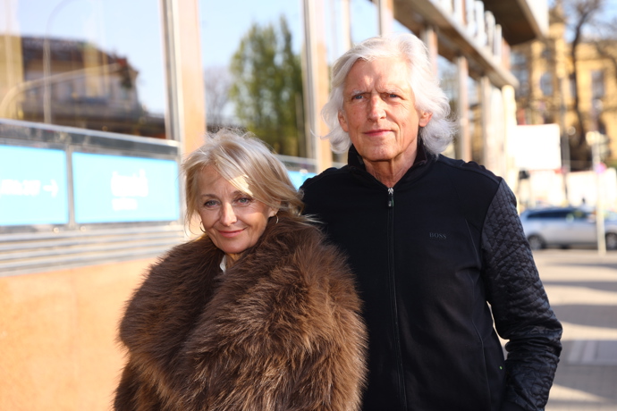 Veronika Žilková dorazila s partnerem.