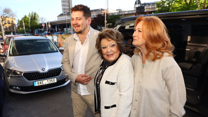 FOTO: Bylo vidět, že se na premiéru těší.