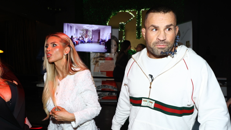 Lela Ceterová a Karlos Vémola během večera.