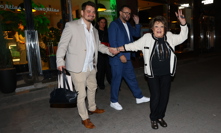 Herečka si večer velmi užila.