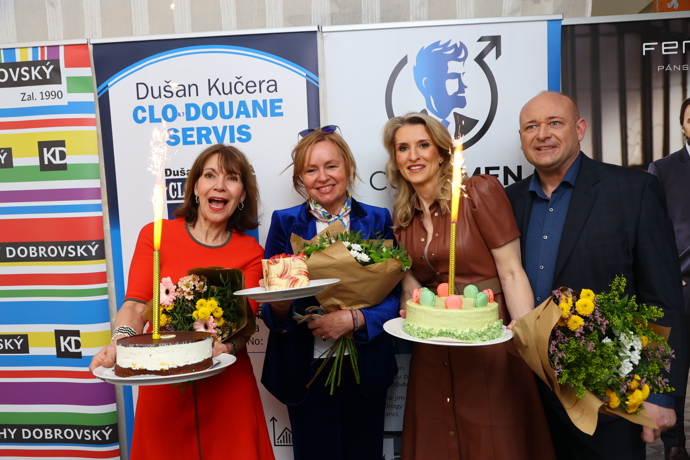 Jitka Sedláčková si akci užívala. 