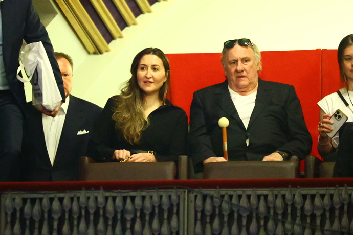 Gérard Depardieu dorazil na veřejnou oslavu Jiřiny Bohdalové.