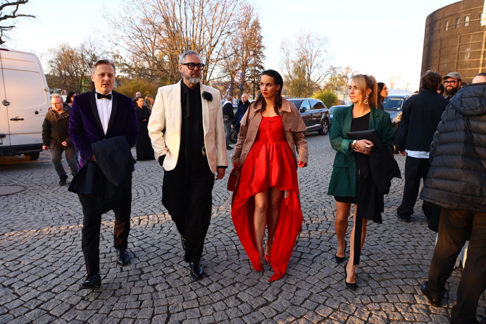 Herečka Michaela Tomešová s moderátorem Honzou Dědkem.