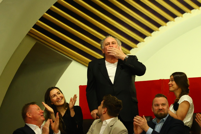 Oslava narozenin Jiřiny Bohdalové.