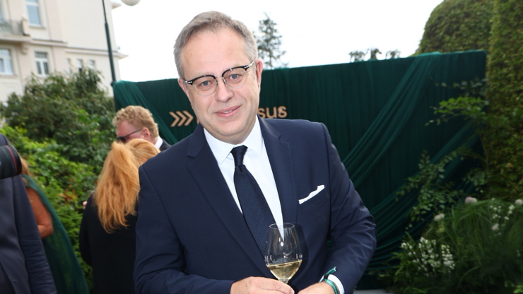 Moderátor Václav Moravec.