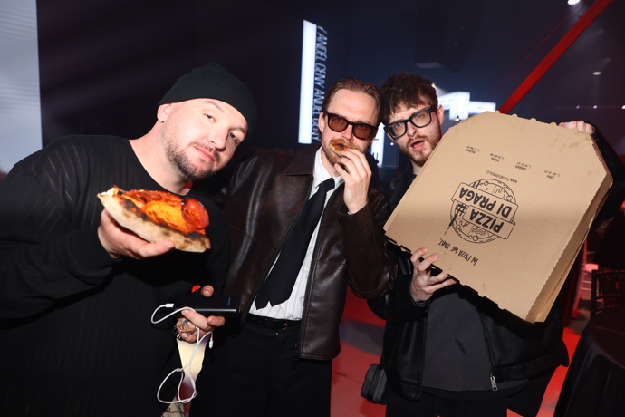 Pizza po náročném večeru.