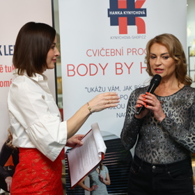 Hana Kynychová na křtu svého nového programu.