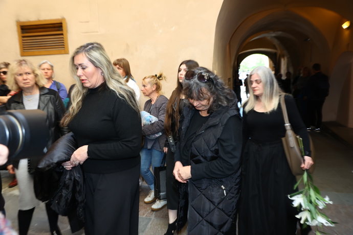 Pohřeb Jana Potměšila.