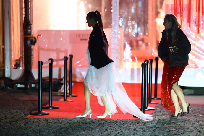 Andrea Bezděková dorazila a také odešla bez Sebastiana.