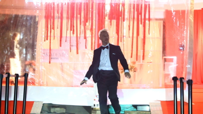 FOTO: Jakub Bína měl celý večer skvělou náladu.