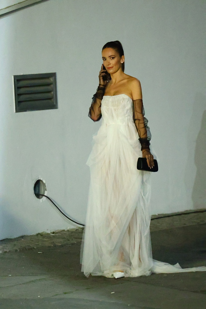 Andrea Bezděková strávila večer sama.