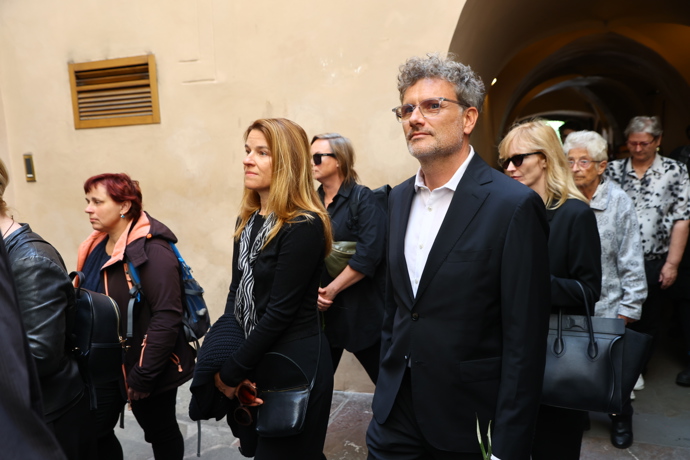 Dorazil spisovatel Patrik Hartl. 