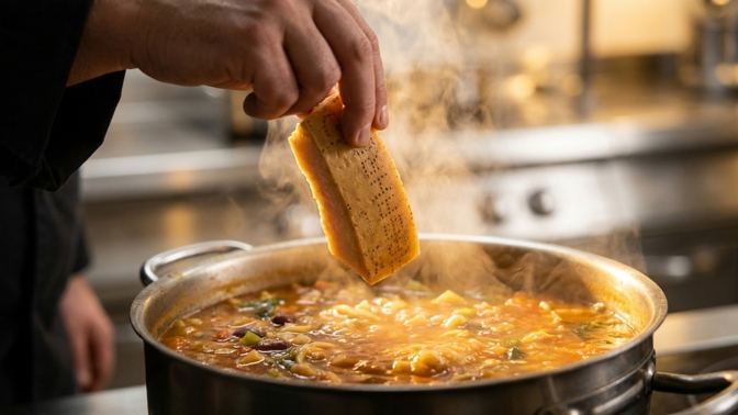 Jak využít kůru z parmazánu? Dodá pokrmům hloubku a umami