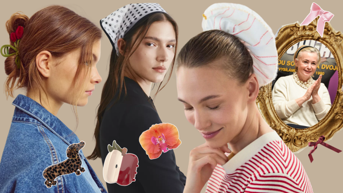 Ozdobte si vlasy nápadnými doplňky: Ani třpytivé čelenky nemají věkové omezení