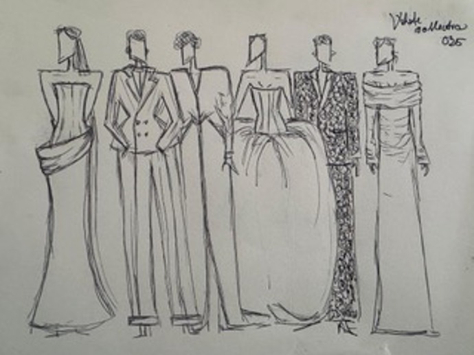 Svatební kolekce od Debbie Brown je velmi pestrá.