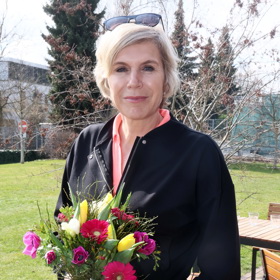 Také sportovkyně Kateřina Neumannová vsadila na černou barvu. 