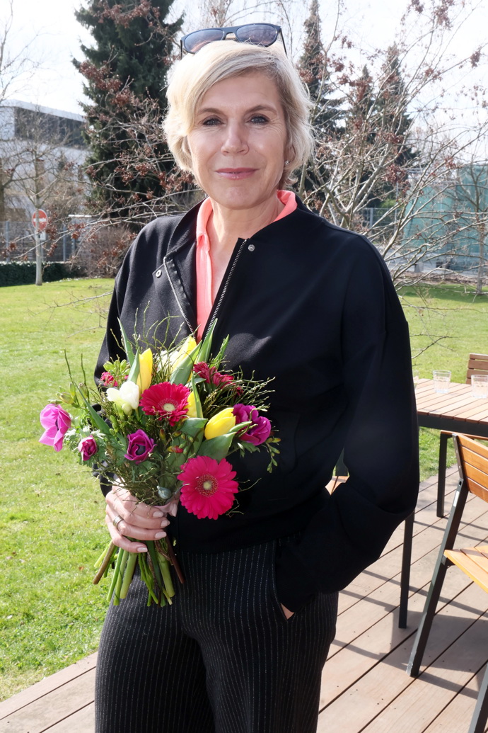 Také sportovkyně Kateřina Neumannová vsadila na černou barvu. 