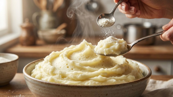 Trik pro nadýchanou kaši: Proč přidat kypřicí prášek do brambor?