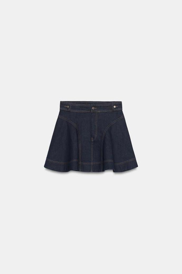 Krátká džínová sukně, Zara, 999 Kč
