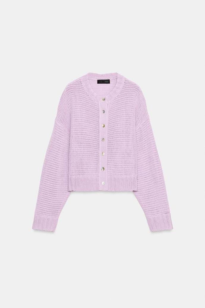 Kardigan z hrubého úpletu, Zara, 849 Kč