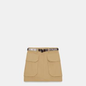 Mini sukně cargo s kapsami a páskem, Zara, 699 Kč