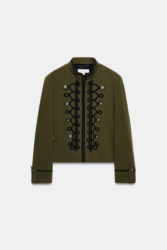 Sako s ramenními vycpávkami, Zara, 1599 Kč