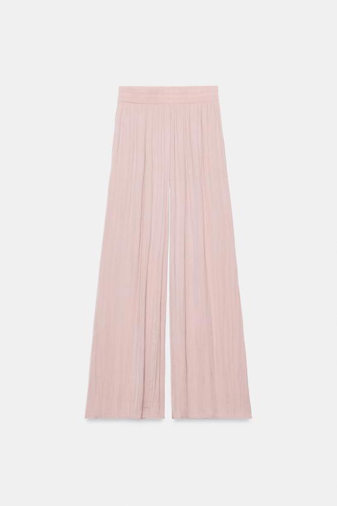 Široké splývavé kalhoty, Zara, 649 Kč