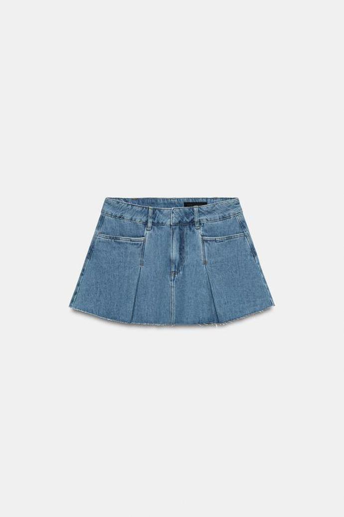 Krátká džínová sukně, Zara, 849 Kč