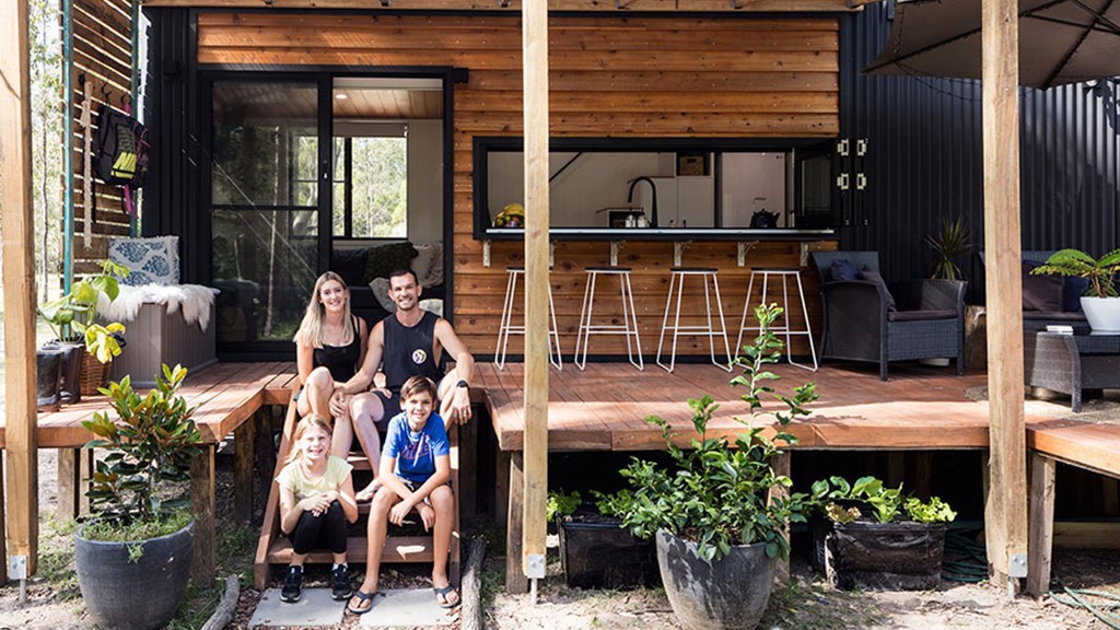 Tiny House pro čtyřčlennou rodinu