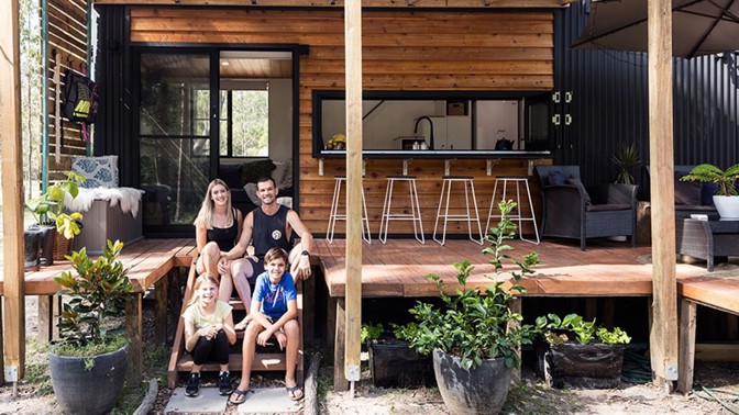 Tiny House pro čtyřčlennou rodinu