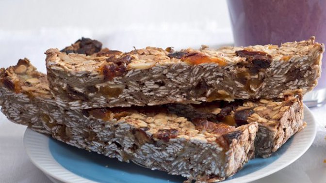 Recept na superzdravé banánovo-ovesné řezy