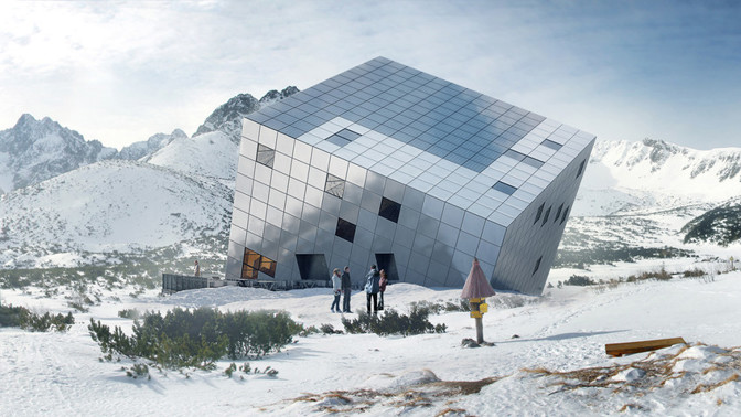 Futuristickou horskou chatu s fascinujícím vzhledem a úchvatným výhledem na Tatry najdeme v Kežmaroku. Moderní design v souladu s přírodou a udržitelnou architekturou slibuje nezapomenutelný zážitek každému návštěvníkovi.
