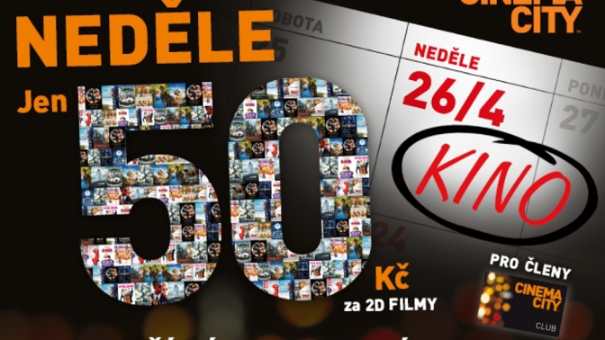 Zpříjemněte si víkend zhlédnutím dobrého filmu v Cinema City za pouhých 50 Kč