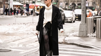 Zimní outfit, inspirace
