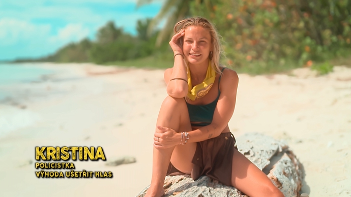 Kristina je před kmenovkou zbytečně vystresovaná.