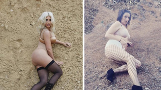 FOTO: Žena si střílí z celebrit, napodobuje jejich fotky